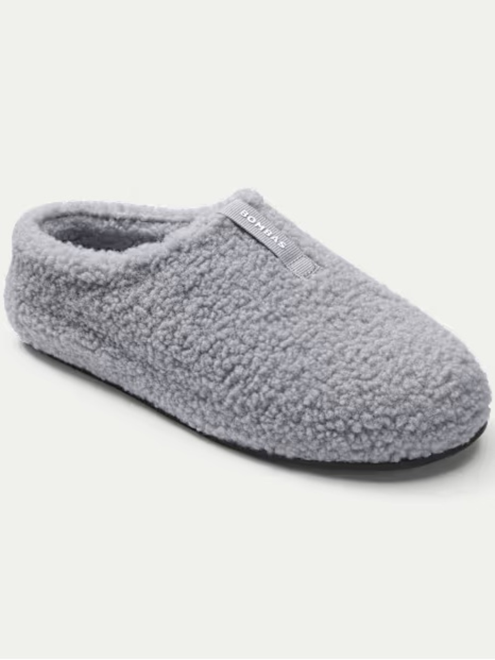 Women’s Sunday Slipper – Nimbus Grey Sherpa – Memory Foam – Size 9 - Picture 5 of 6